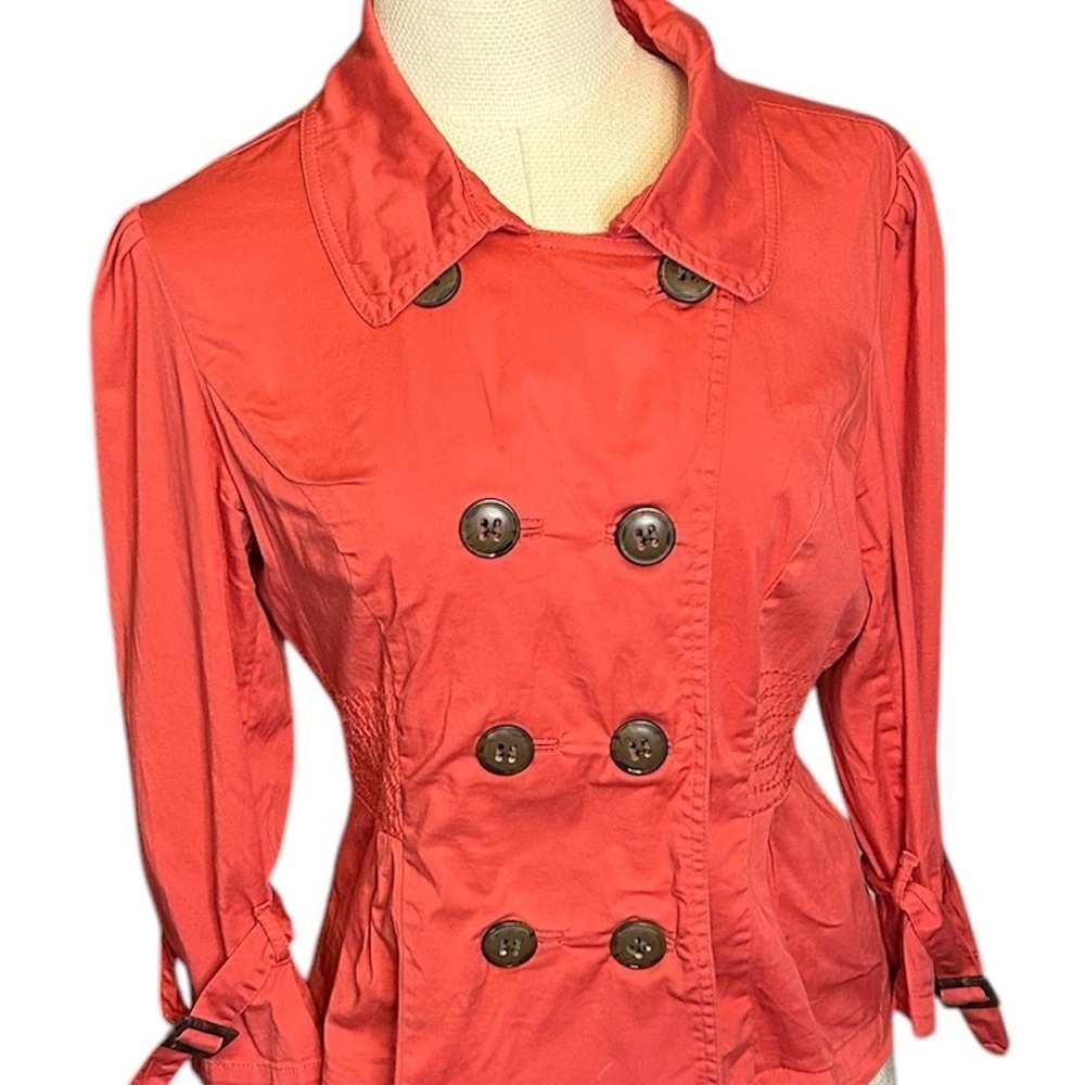 American Rag Women's Double-Breasted Red Jacket Size Large